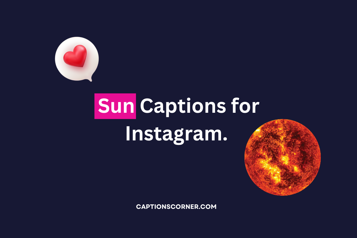 Sun captions