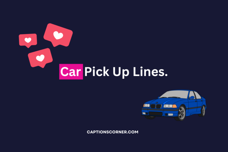 car pick up lines