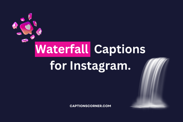 waterfall captions