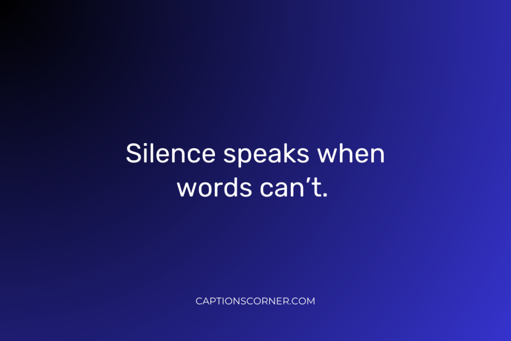 silence captions