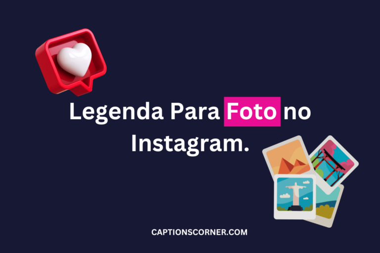 legenda para foto no Instagram