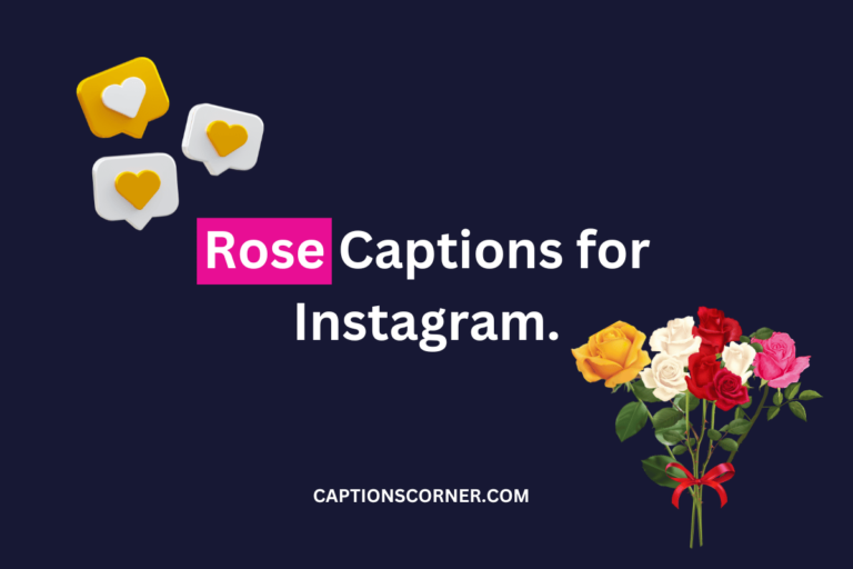 Rose Captions for Instagram